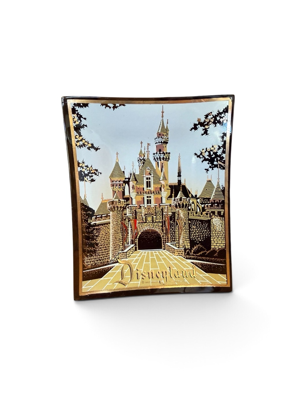 1960’s Disneyland Decorative Castle Trinket Dish by Houze Art made in USA - Picture 4 of 12